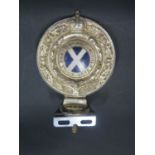 A Royal Scottish Automobile Club Enamel Car Badge