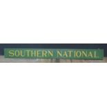 A Large Southern National Wooden Plaque, 171x16.5cm