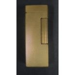 A Dunhill Gold Plated Lighter