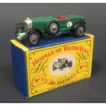 A Matchbox Models of Yesteryear Y5-1 (unlisted) 1929 Le Mans 4 1/2 Litre Bentley, British Racing