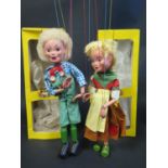 A Pelham Puppet SL Hansel and Gretel in Boxes with Instructions