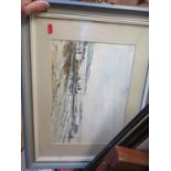 A Selection of Tinted Engravings and watercolour of Exmouth seafront by M. Horsfield