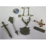 A Selection of Silver and other Jewellery