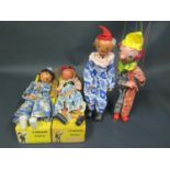 Four Pelham Puppets, One with Flat Lead Hands. Comes with two incorrect boxes