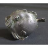 A Danish Pewter Ugly Fish by Just Anderson, model D2068, 87mm