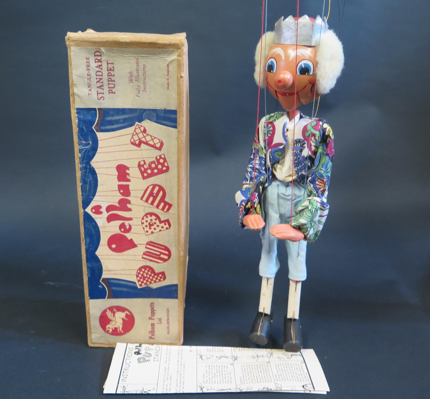 A Rare Pelham Puppet King Type SM in Box