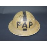 A British WWII FAP Brodie Helmet