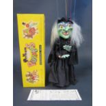A Pelham Puppet Wicked Witch in Box