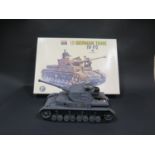 An Imai 1/15 Scale German Tank IV-F2 Plastic Assembly Kit with Futaba RipMax Radio Control