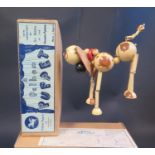 A Pelham Puppet LA Wags Dog in Box