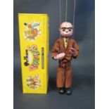 A Pelham Puppet Dr. Breaker Type SL Character from the 1961/62 "Supercar" TV Series in relabeled Box