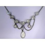 A Moonstone Necklace (clasp needs attention)