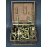 A 19th Century Topographical Theodolite signed W.C. Cox Devonport and W.P. Smith and in J & W.E.