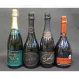 Four Bottles of Sparkling Wine