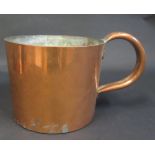 A 1 Gallon Copper Rum or Grog Cup