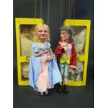 A Pelham Puppet SL4 Cinderella and SL5 Prince Charming in Boxes with Instructions