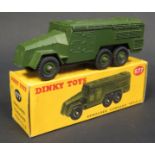 A Dinky Toys No. 677 Armoured Command Vehicle. Good to excellent in good to excellent original box.