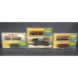 Seven Minitrix N Gauge Rolling Stock. 3251, 3253, 3588, 3589, 3286 etc.