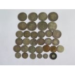 A Collection of Victorian Silver Coins including Half Crowns, Shillings and Sixpence (194g) and