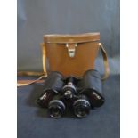 A Cased Pair of Pathescope de Luxe 10x50 Binoculars