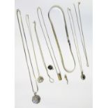 A Selection of Silver Jewellery, 59.6g