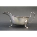 A George VI Silver Sauceboat, Sheffield 1936, Thomas Turner & Co., 101g