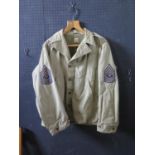 A WWII American 43 Pattern Jacket with Sargent's stripes