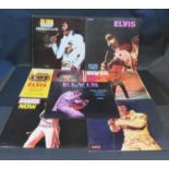 Seven Elvis Presley LP Records