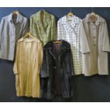 Five Ladies Coats and Astraka faux fur coat