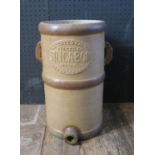 A Silicated Carbon Filter Co. SILACABON Stoneware Filter, 40cm high. No lid or internals