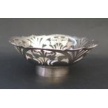 An Elizabeth II Pierced Silver Bowl, Sheffield 1994, , SC, 13cm diam., 134g