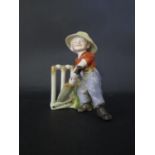 A Kinsella "THE HOPE OF HIS SIDE" Cricket Figurine, 13cm