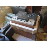 A Boxed Taandberg Series 3000X Reel to Reel Tape Recorder