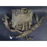 A WWII U.S. Army Ruck Sack and webbing