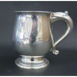 An Elizabeth II Silver Pint Beer Mug, Sheffield 1960, CB&S, 367g