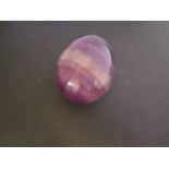 A Fluorite Polished Egg, 57mm high