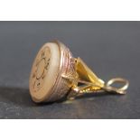 A Masonic 9ct Gold and Agate Fob, Chester 1915, A&C
