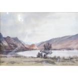 J. Ingham Riley (1928-2015), Loch scene, watercolour, 36x24cm, framed & glazed
