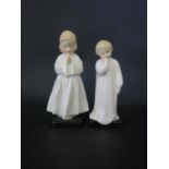 Two Royal Doulton Figurines _ Darling and Bed Time