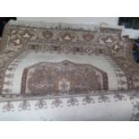 A Buff Wool Rug, 154cm wide