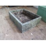 A Concrete Garden Trough, 69x51cm