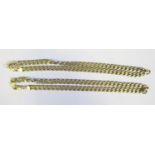 Two Curb Link Necklace, 45.5cm, 101g