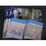 A Collection of WWII Military Magazines and The Navy magazine