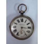 A Skarratt & Co. of Worcester Key Wound Pocket Watch, Birmingham 1894, running
