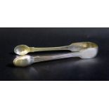 A Pair of George III Silver Sugar Tongs, London 1819, 14.5cm, 46g