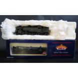 A Bachmann OO Gauge 32-355 Standard Class 4MT Tank BR Lined Black E/Crest Weathered Boxed
