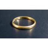 A 22ct Gold Wedding Band, size L.5, 2.3g