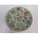 A 19th Century Chinese Famille Rose Plate, 24.5cm diam.