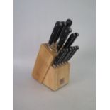 Sabatier Trompette Proffesional Knife Set Made By Richardson Of Sheffield