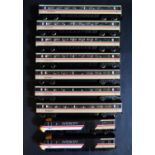 A Hornby OO Gauge Intercity Class Train Set Including 1 Powered Locomotive, 1 Dummy and 7 Coaches.